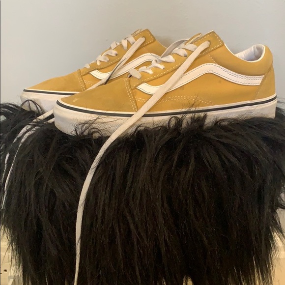 vans shoes mustard yellow